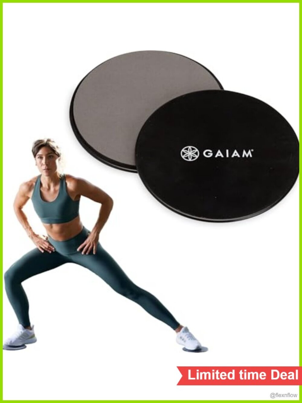 Dual Sided Exercise Gliding Discs for Core Workouts Carpet Hardwood